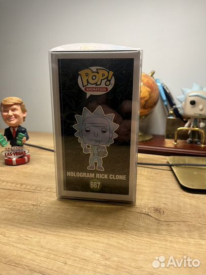 Funko pop Rick and morty Hologram rick clone №667