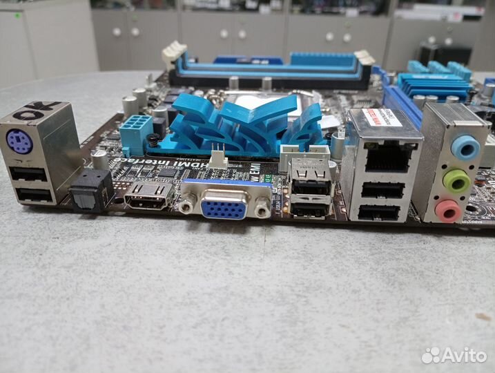 Материнская плата mATX S1156 asus P7H55-M