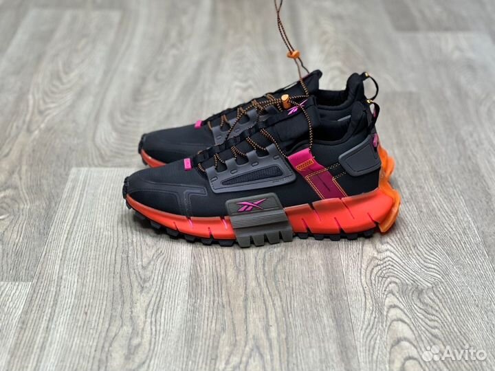 Кроссовки Reebok Zig Kinetica Black Vis Orange