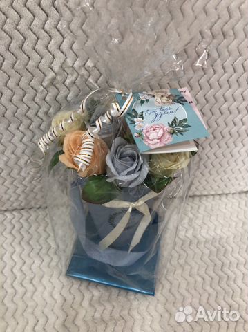 Букеты из мыльных роз