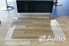 Коврик под кресло поликарбонат прозрачный 90*120см