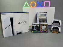 Новая Sony Playstation 5 Slim 800 Игр / Гарантия