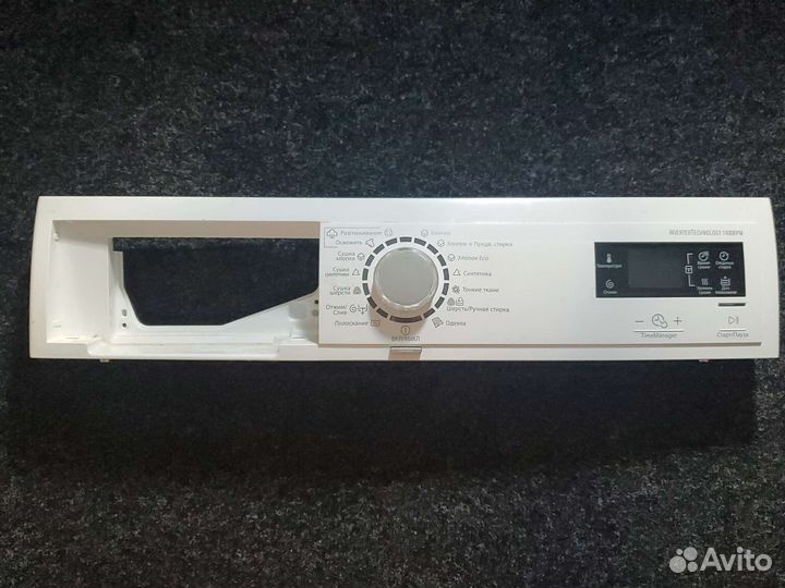 Стиральная машина с сушкой electrolux, панель
