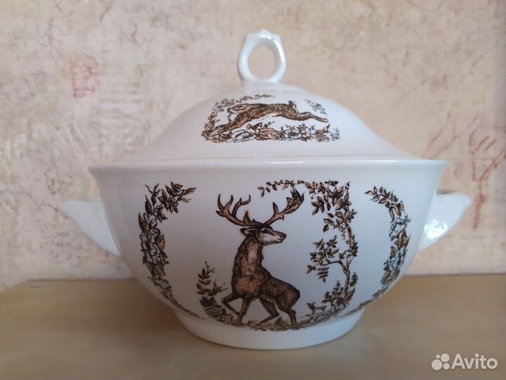 Супница Прокопьевский фз, винтаж СССР, клеймо