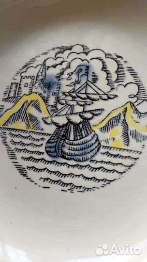 Тарелки винтаж,ретро зик