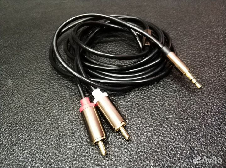 Кабель мини Jack 3.5 на 2 Rca