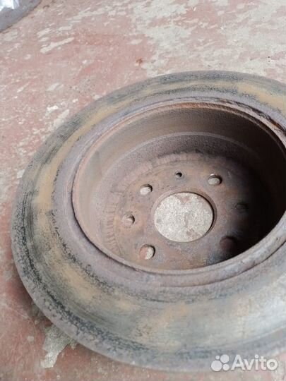 Тормозной диск с суппортом задний