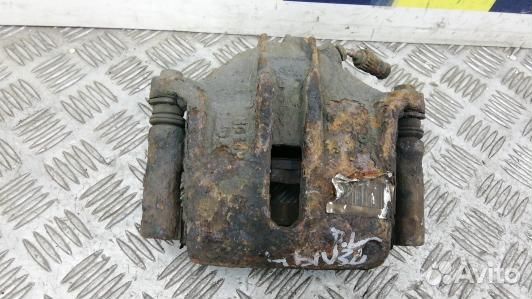 Суппорт тормозной передний левый citroen C3 picass