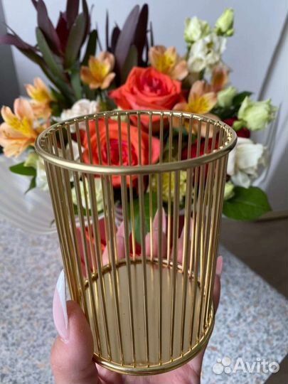 Органайзер корзина для хранения металлическая