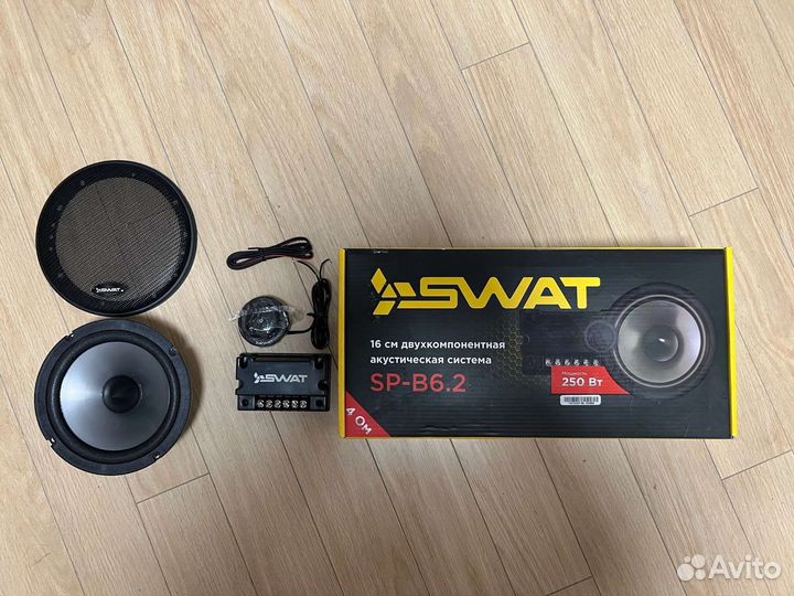 Автомобильные динамики новые swat SP-B6.2