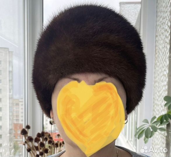 Шапка норковая женская
