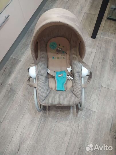 Шезлонг детский с вибрацией