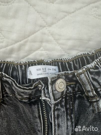 Джинсы zara на мальчика 110