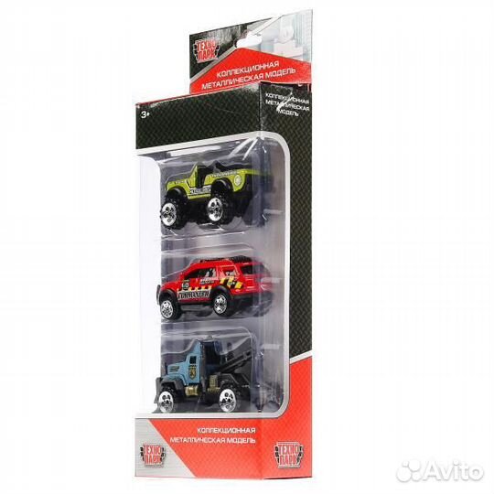 Набор машин Технопарк металл Городской микс 7,5 см