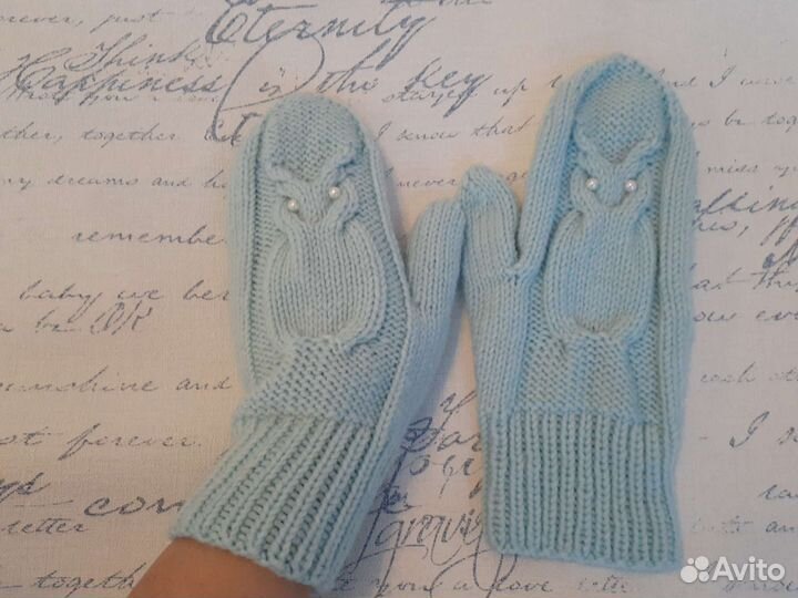 Новые варежки ручной работы