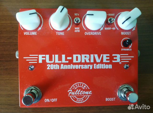 В Коллекцию. Fulltone FullDrive 3 20th anniversary