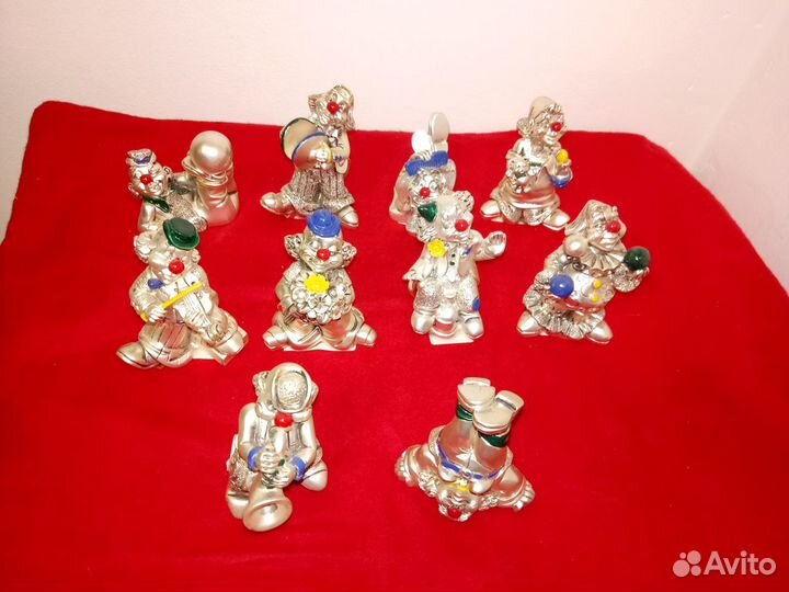 Статуэтка серебро клоун Италия Felice Ярославль