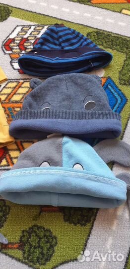 Демисезонная шапка 2-3года