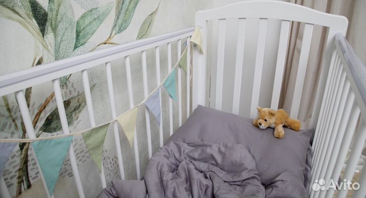 Детская кроватка Askona kids с матрасом