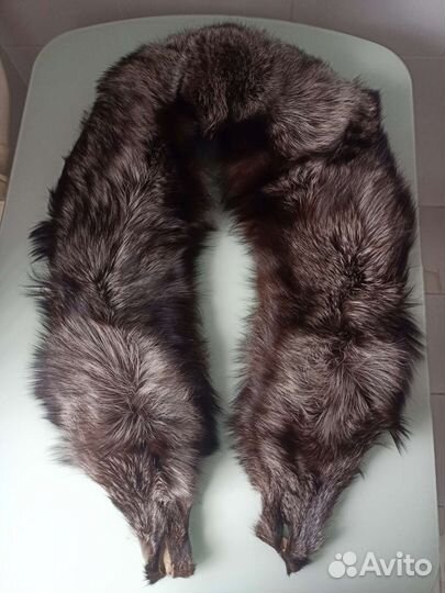 Воротник из чернобурой лисы