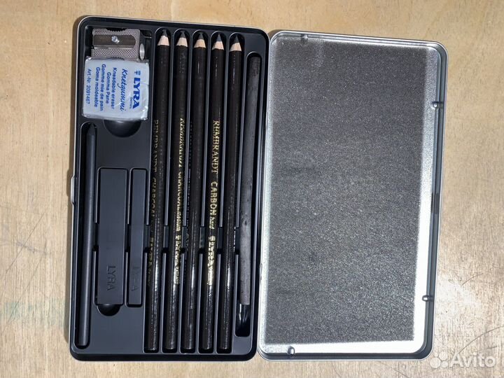 Набор угольных карандашей ассорти Lyra