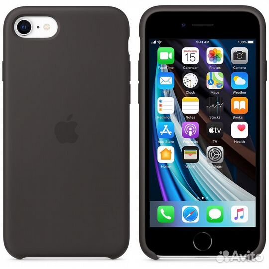 Оригинал Apple Silicone Case для iPhone SE (2020)