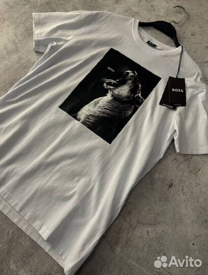 Футболка Hugo Boss пантера мужская