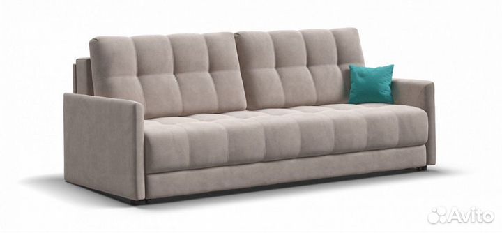 Диван boss 2.0 loft велюр Monolit латте