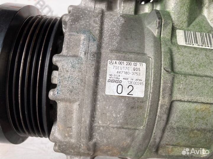 Компрессор кондиционера Mercedes Sl R230 M112 3.7