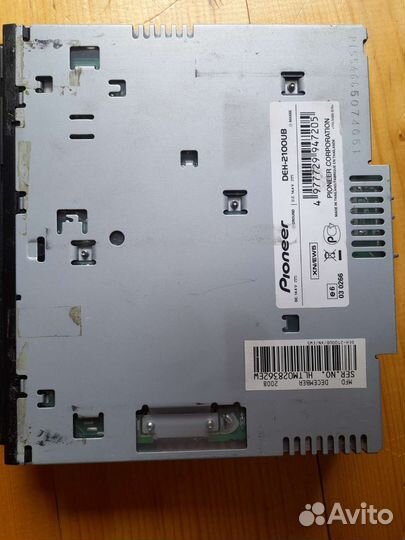 Магнитола 1 din pioneer с диском