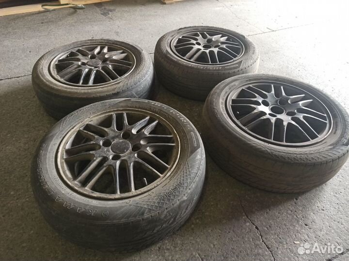 Колесные литые диски чёрные,R15