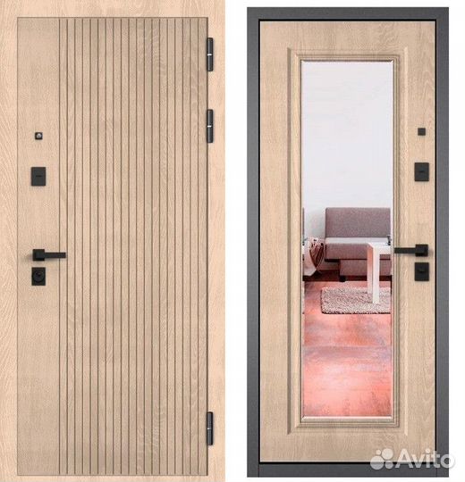 Дверь с зеркалом