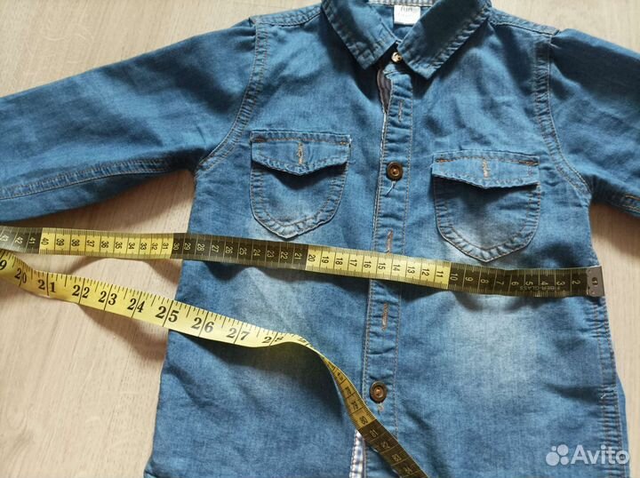 Джинсовая рубашка, 98