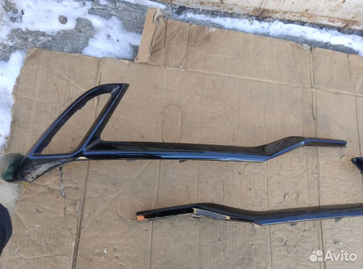 Накладка юбки заднего бампера Kia Cerato 4