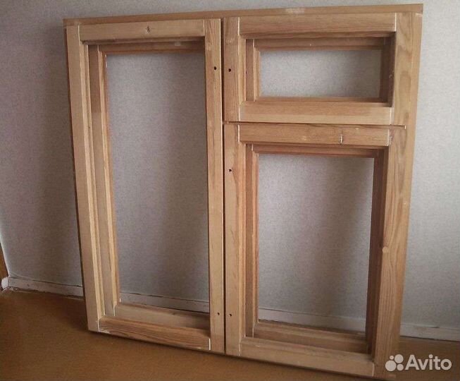 Деревянные оконные блоки, новые