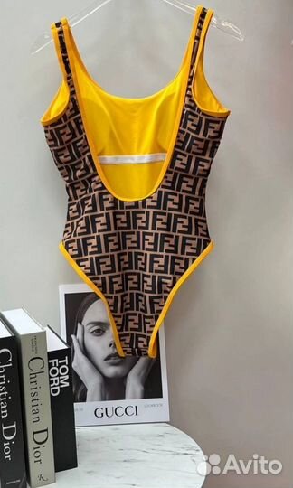Купальник слитный fendi
