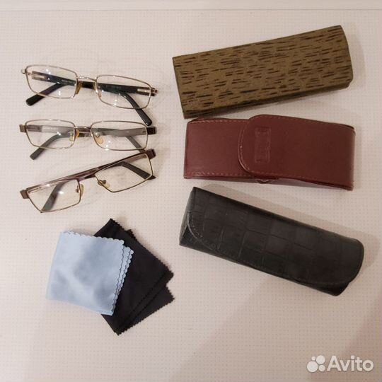 Футляр для очков кожаный очки