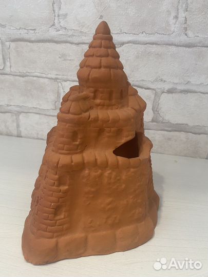 Искусственные водоросли, замок для аквариума