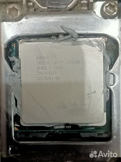 Материнская плата с процессором