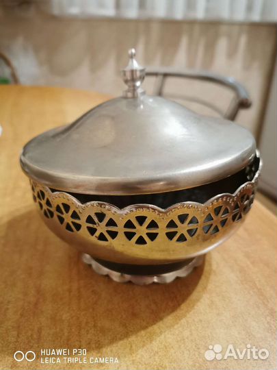 Сахарница конфетница без стеклянной чаши