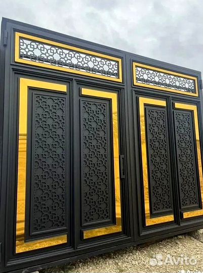 Ворота в Махачкале с отдельной калиткой на заказ