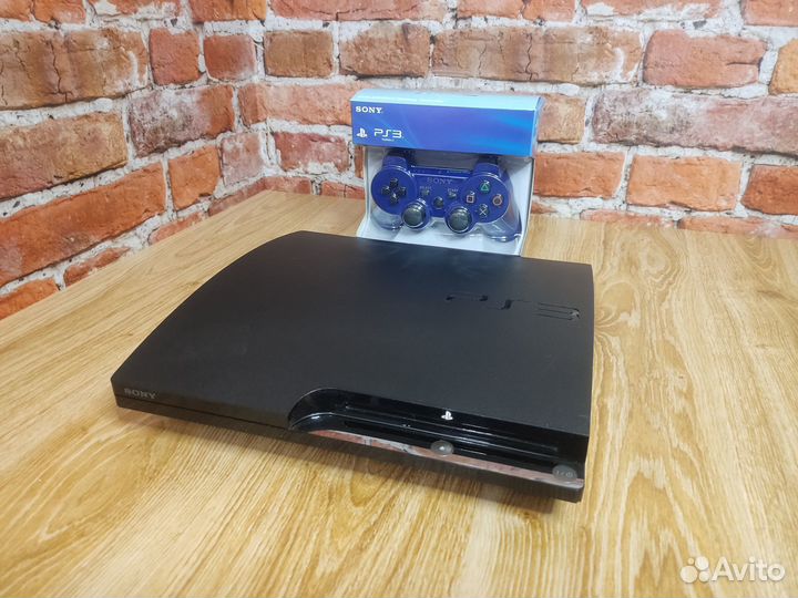 Прошитая Sony Playstation 3 Slim на 1TB + игры