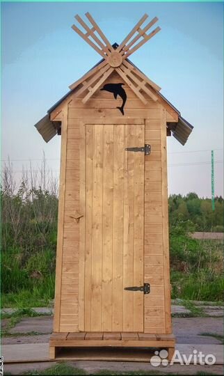 Уличный туалет с установкой PRO876