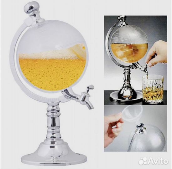 Диспенсер для напитков глобус (Оптом)