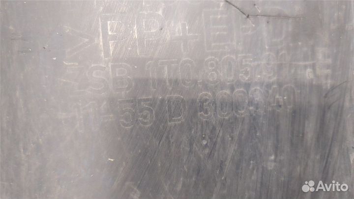 Защита арок (подкрылок) Volkswagen Touran, 2006