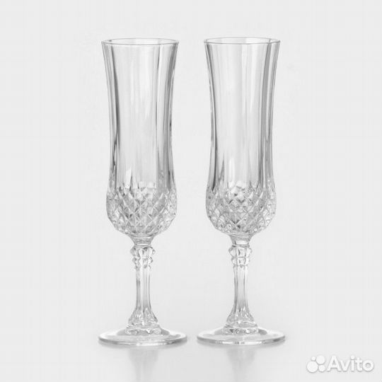 Набор стеклянных фужеров для шампанского Longchamp