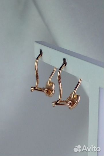 Золотые серьги детские