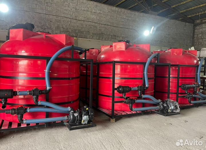 Емкость с насосом кассета 10000л