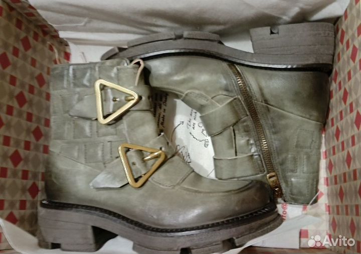 Ботинки на осень, AS98, Италия, ручная работа