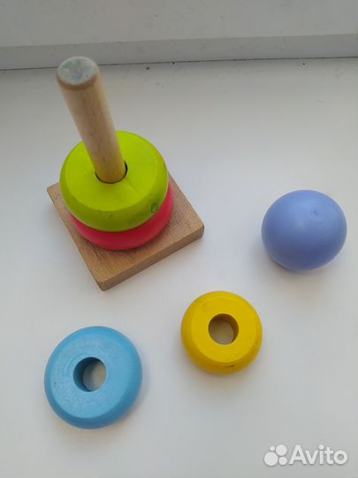 Развивающие деревянные игрушки пакетом
